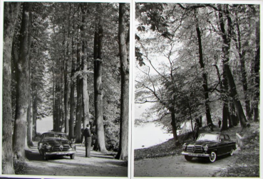 Borgward Isabella at Lueneburg Heath 1956 seven Factoryphotos (10162)